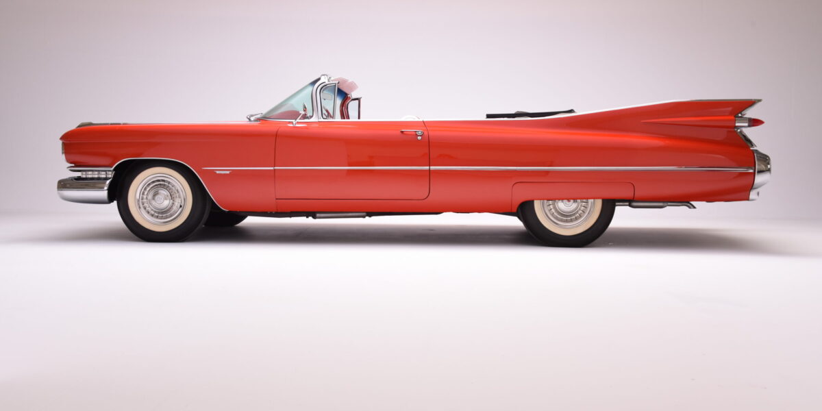 14_'59 Cadillac Convertible red